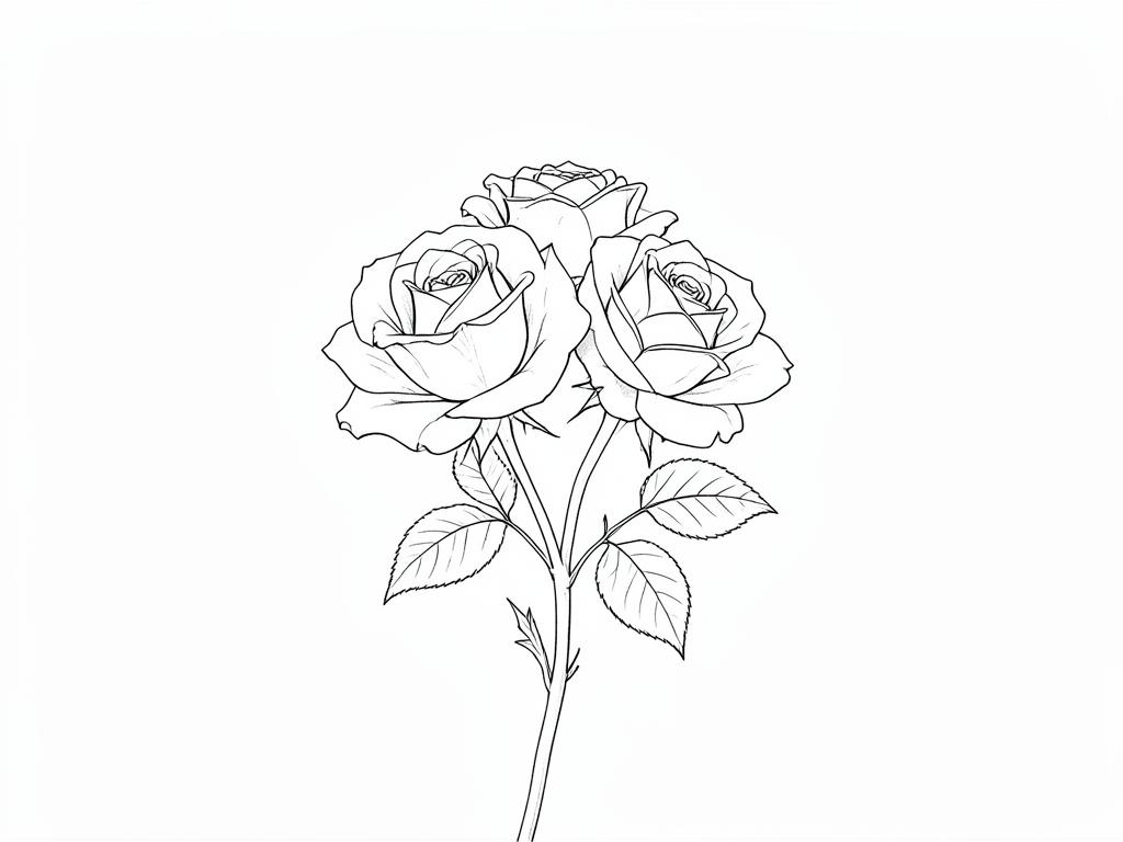 Nicolas ROBERT (1614-1685) — Étude de roses